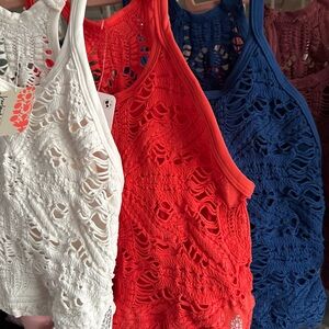 Free People Happiness Runs Floral Crop Tank